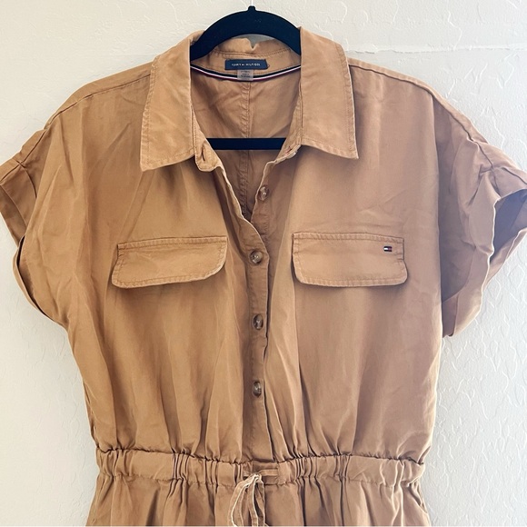 Tommy Hilfiger Short Sleeve Shirt Dress - Picture 2 of 8